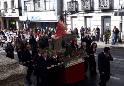 A procesión do Domingo de Ramos marca o inicio da Semana Santa en Ordes